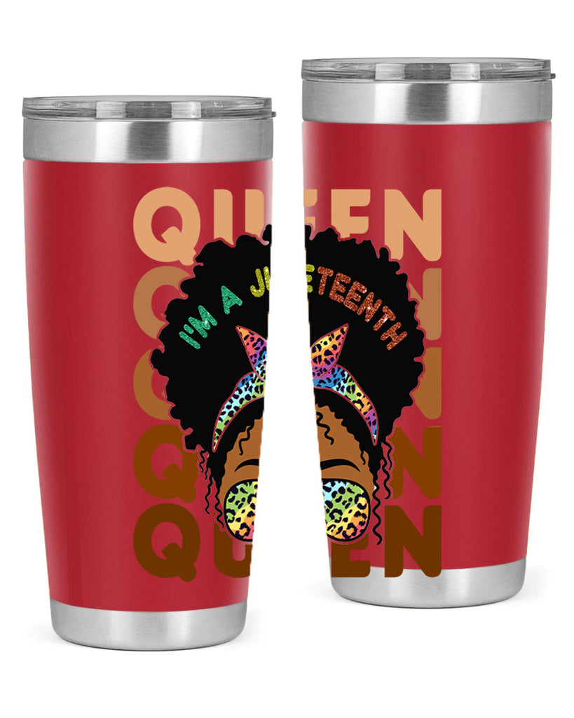 Juneteenth Queen Swag Black Melanin Png 26#- Juneteenth- tumbler