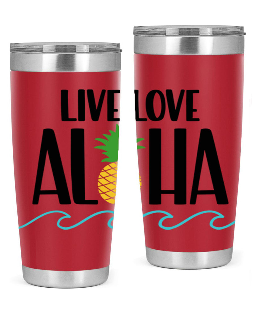 Live Love Aloha Style 30#- summer- Tumbler