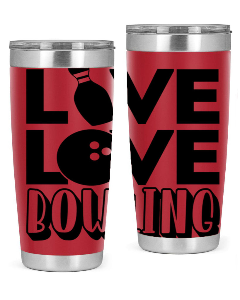 Live Love Bowling 833#- bowlig- Tumbler