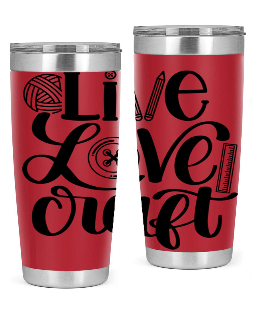 Live Love Craft 14#- crafting- Tumbler