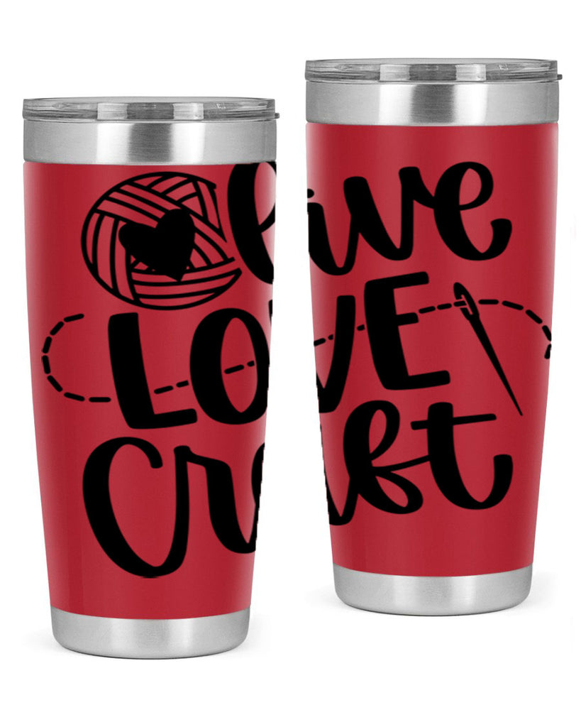 Live Love Craft 15#- crafting- Tumbler