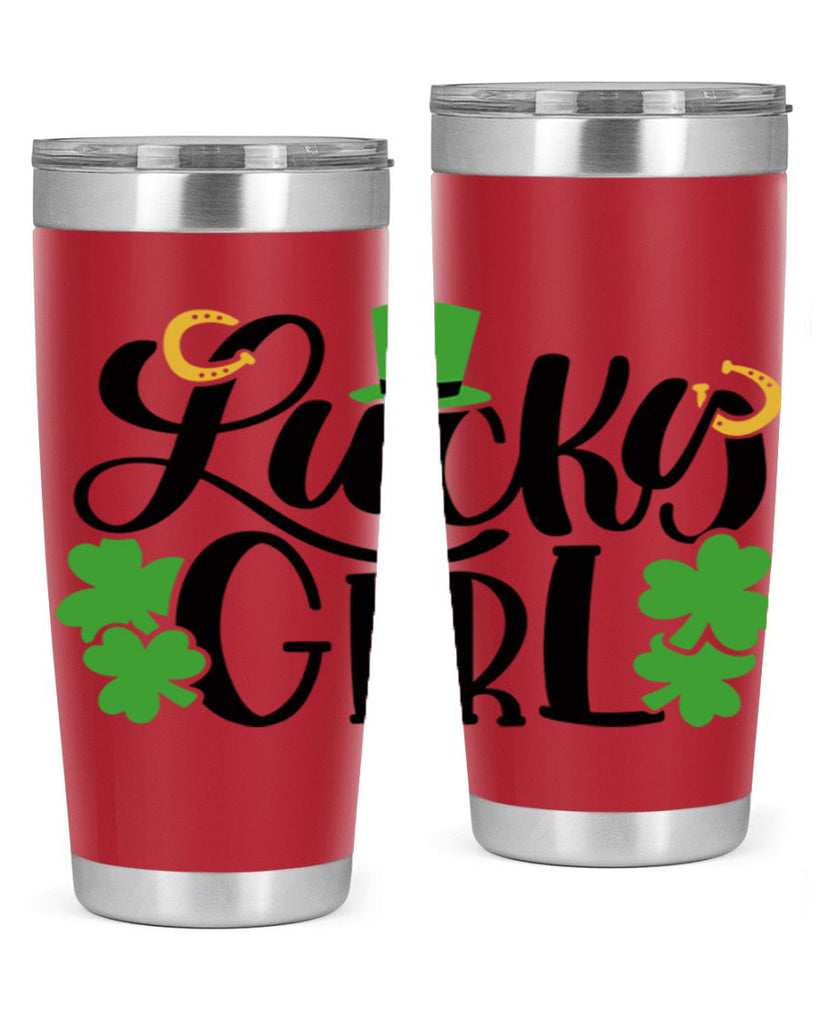 Lucky Girl Style 56#- St Patricks Day- Tumbler
