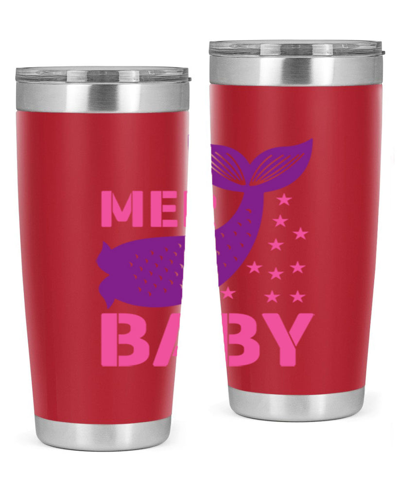 Mer Baby 321#- mermaid- Tumbler