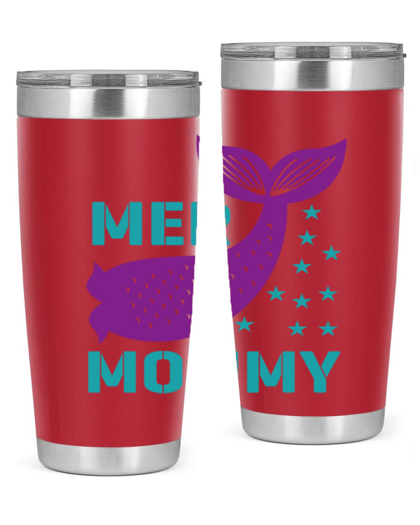 Mer Mommy 342#- mermaid- Tumbler