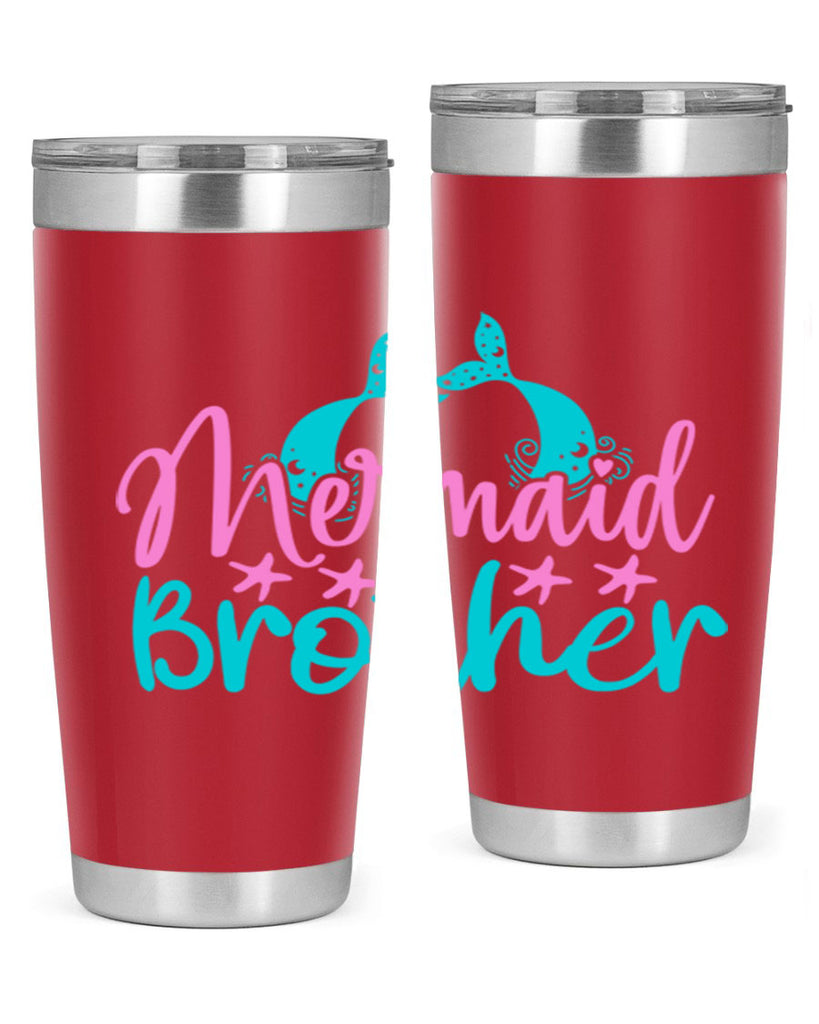 Mermaid Brother 354#- mermaid- Tumbler