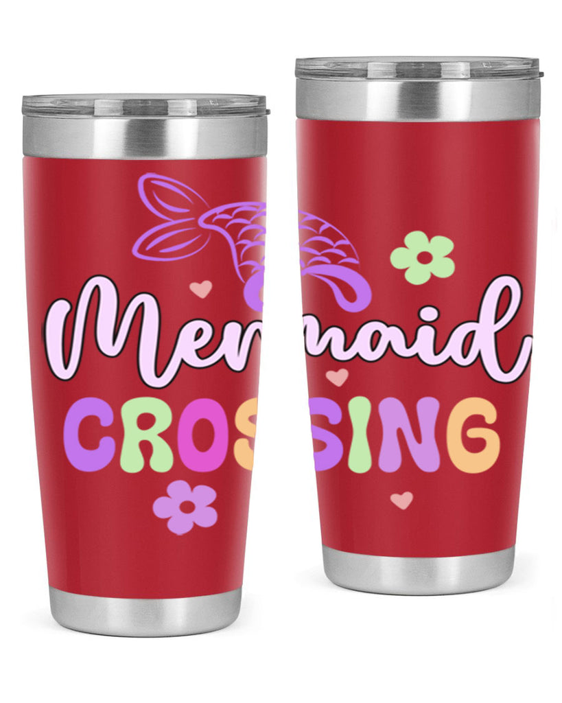 Mermaid Crossing 401#- mermaid- Tumbler