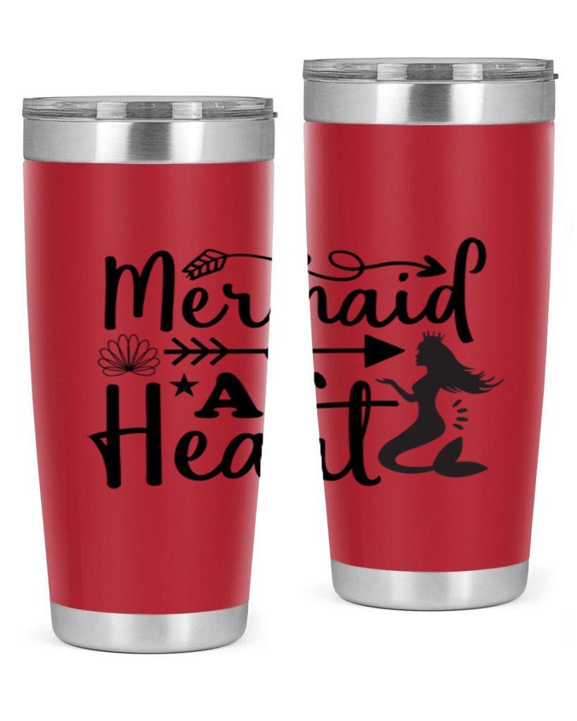 Mermaid at Heart design 397#- mermaid- Tumbler