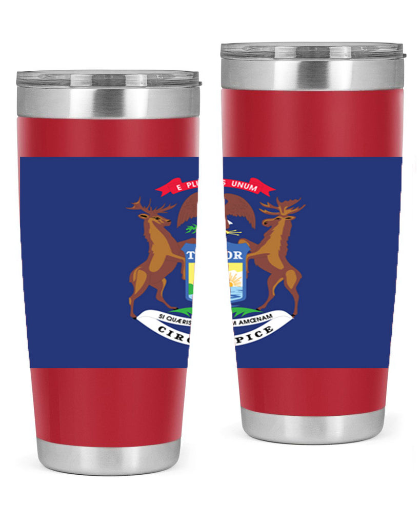 Michigan 30#- Us Flags- Tumbler