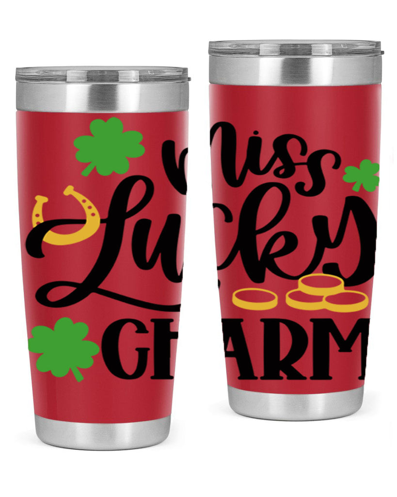 Miss Lucky Charm Style 47#- St Patricks Day- Tumbler