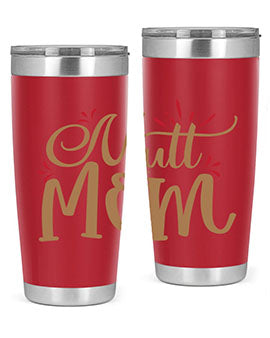 Mutt Mom Style 69#- dog- Tumbler