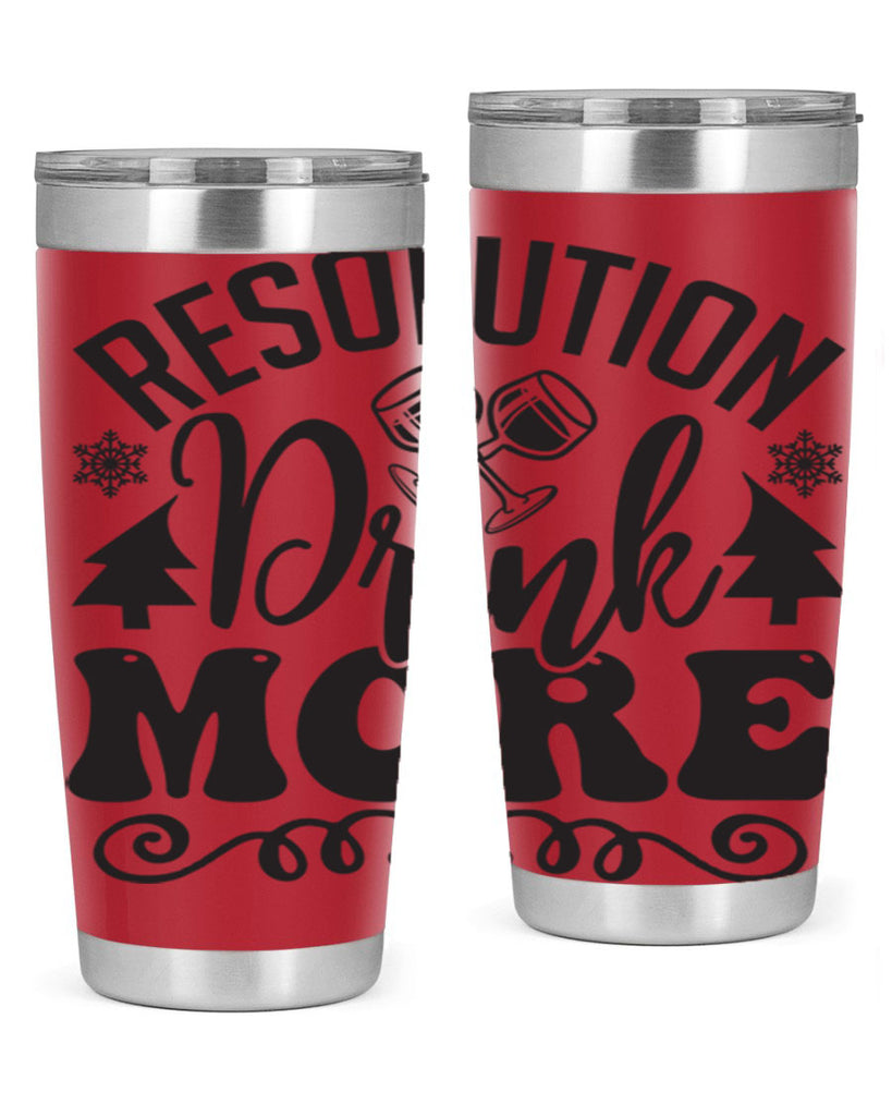 Resolution drink more 349#- winter- Tumbler