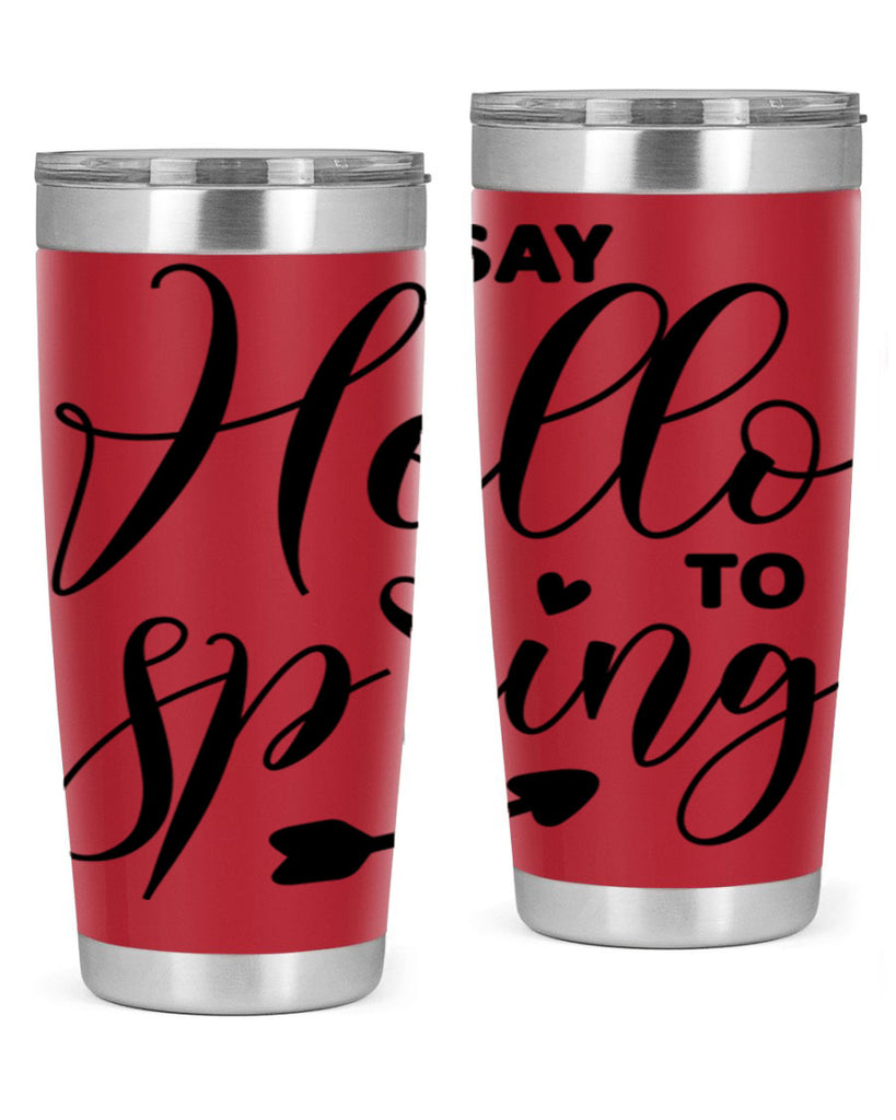 Say Hello to Spring402#- spring- Tumbler