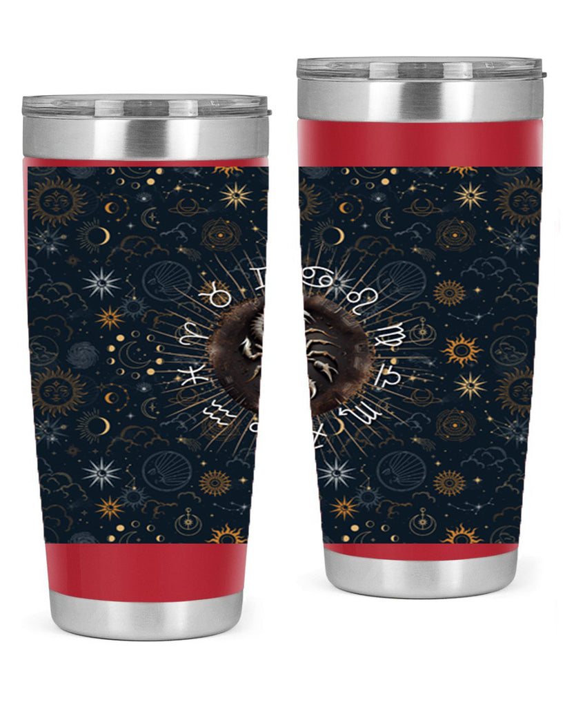 Scorpius Straight 466#- zodiac- Tumbler