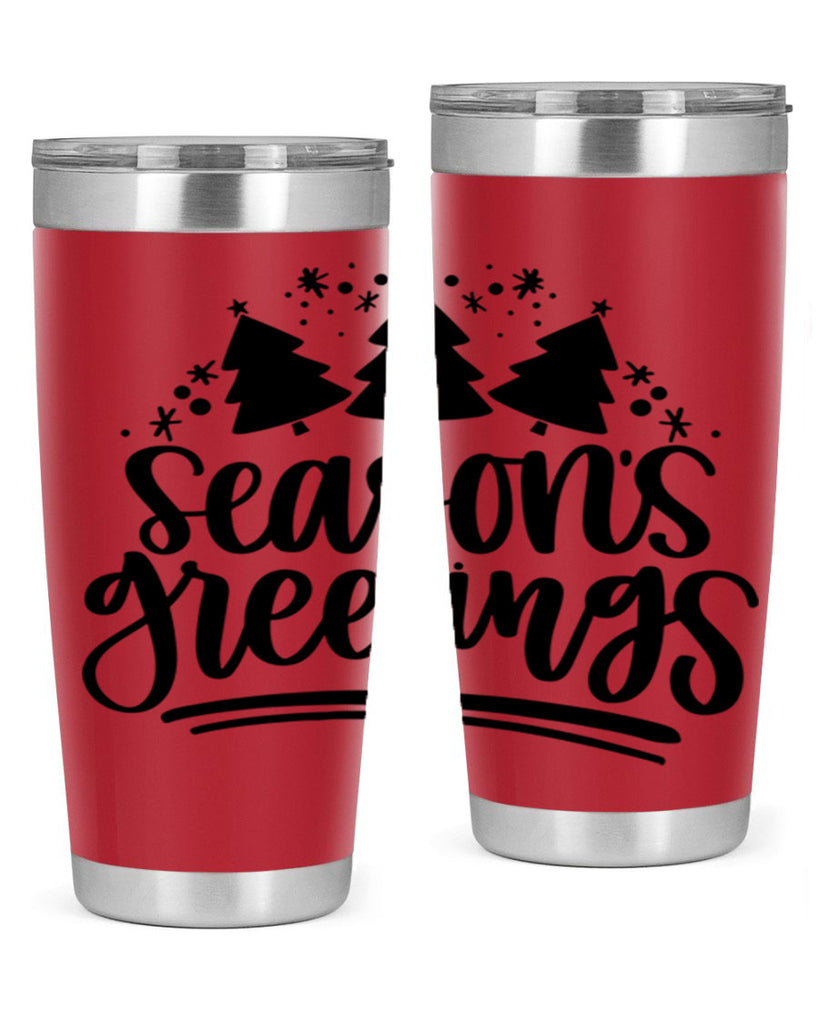 Seasons Greetings345#- winter- Tumbler