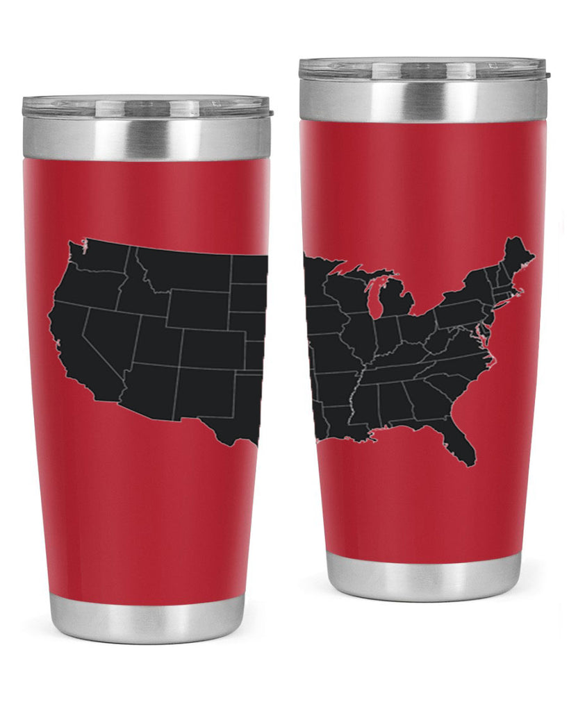 Separate Color Map Style 71#- Fourt Of July- Tumbler