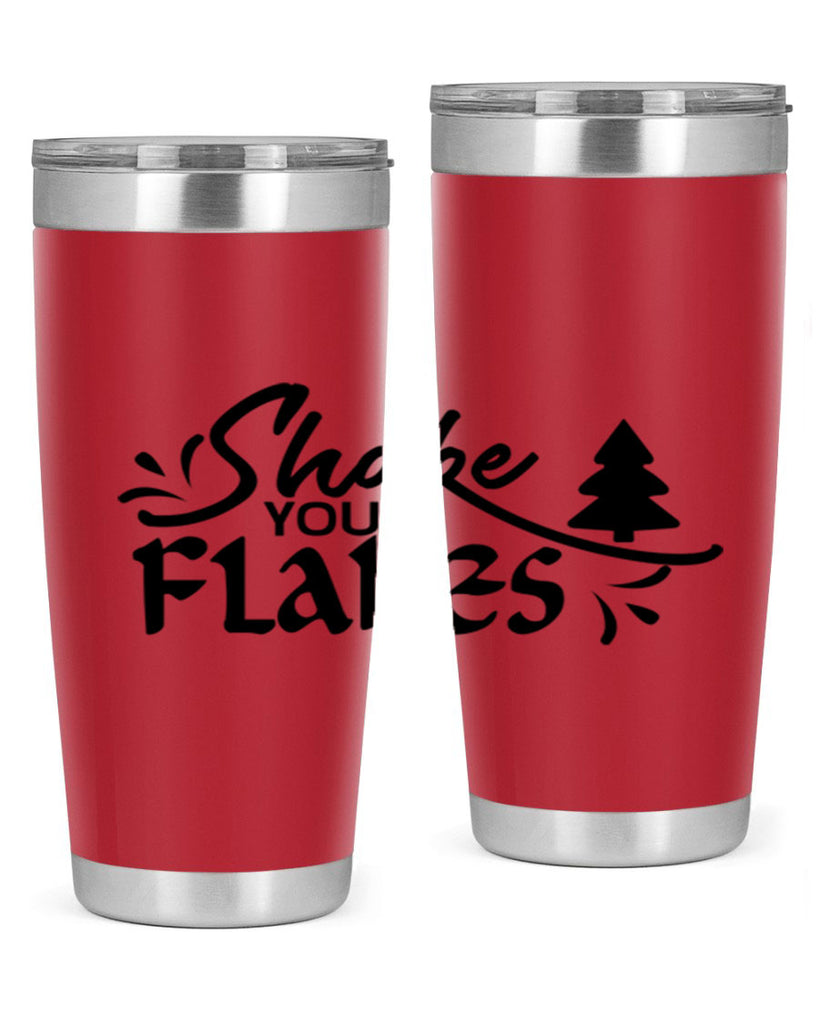 Shake Your Flakes 354#- winter- Tumbler