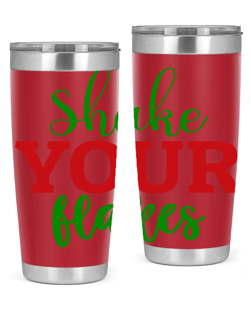 Shake Your Flakes 355#- winter- Tumbler