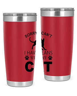 Sorry I Cant Style 116#- cat- Tumbler
