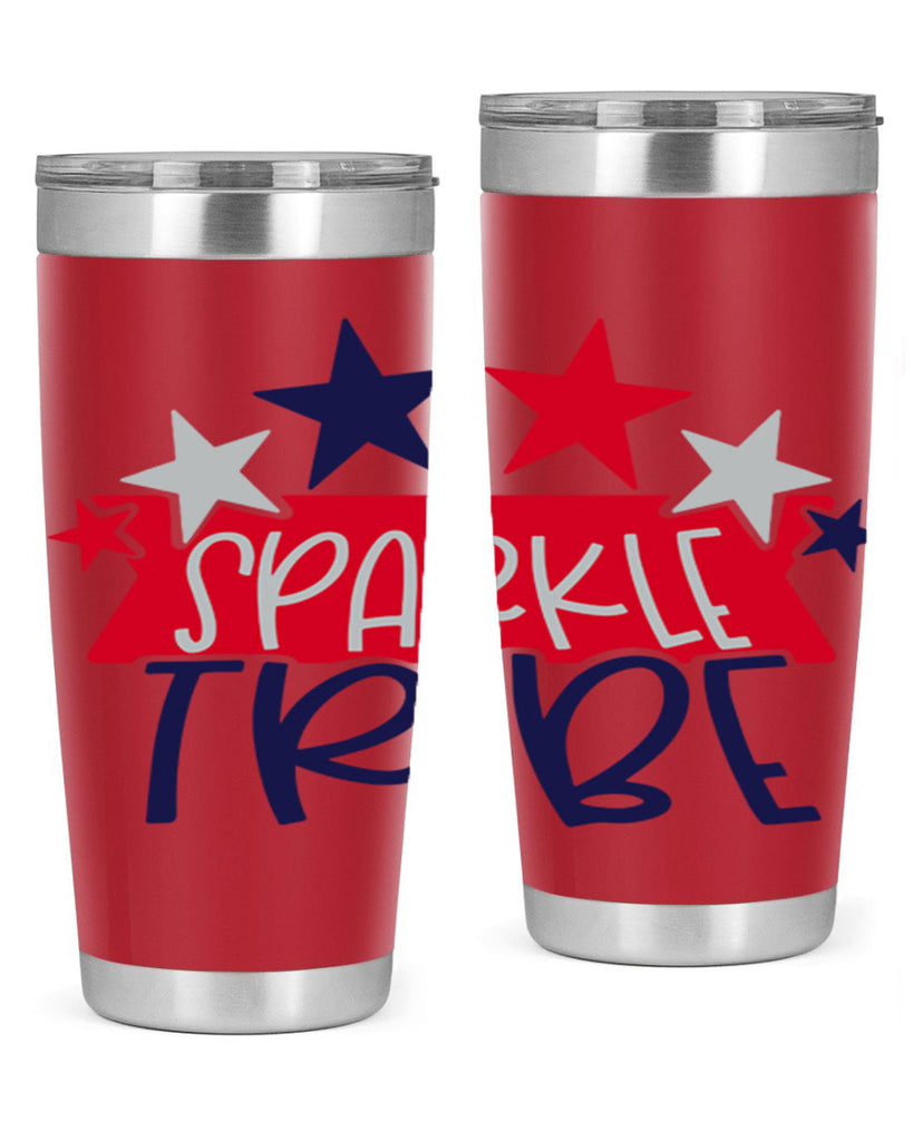 Sparkle Tribe Style 172#- Fourt Of July- Tumbler