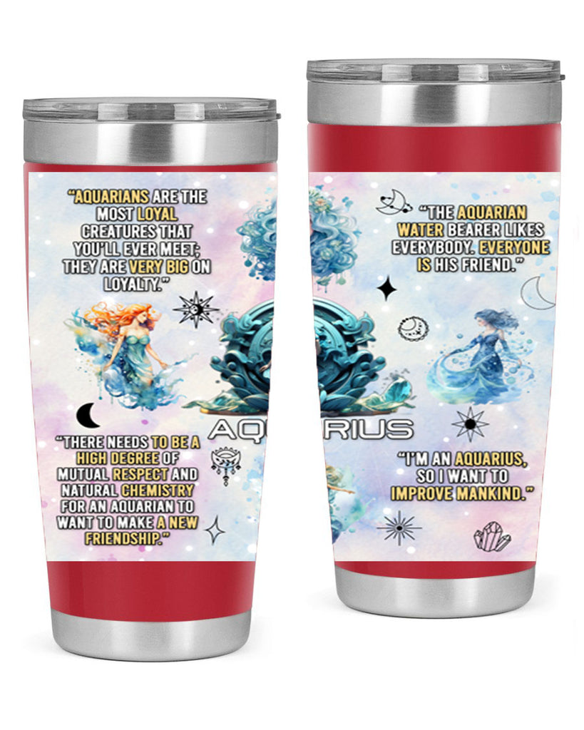 StraightAquarius 468#- zodiac- Tumbler