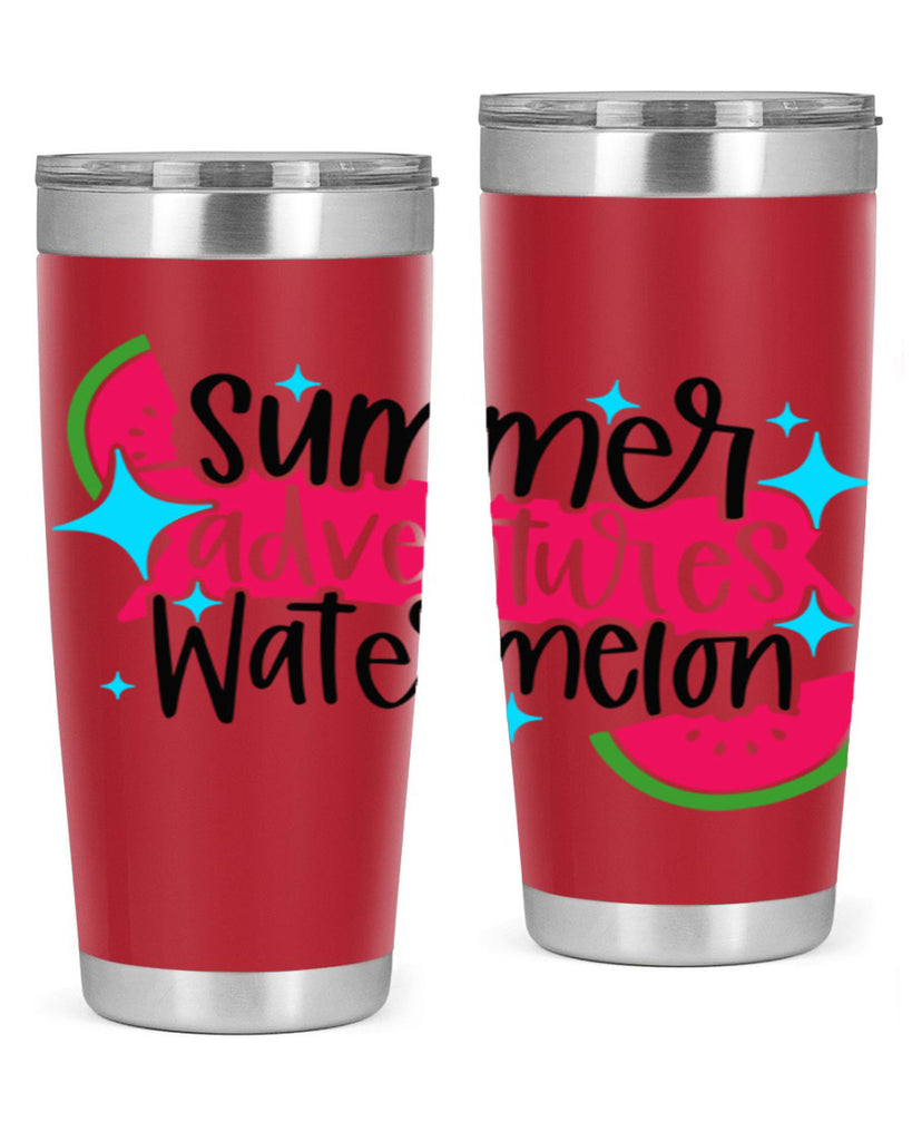Summer Adventures Watermelon Style 23#- summer- Tumbler
