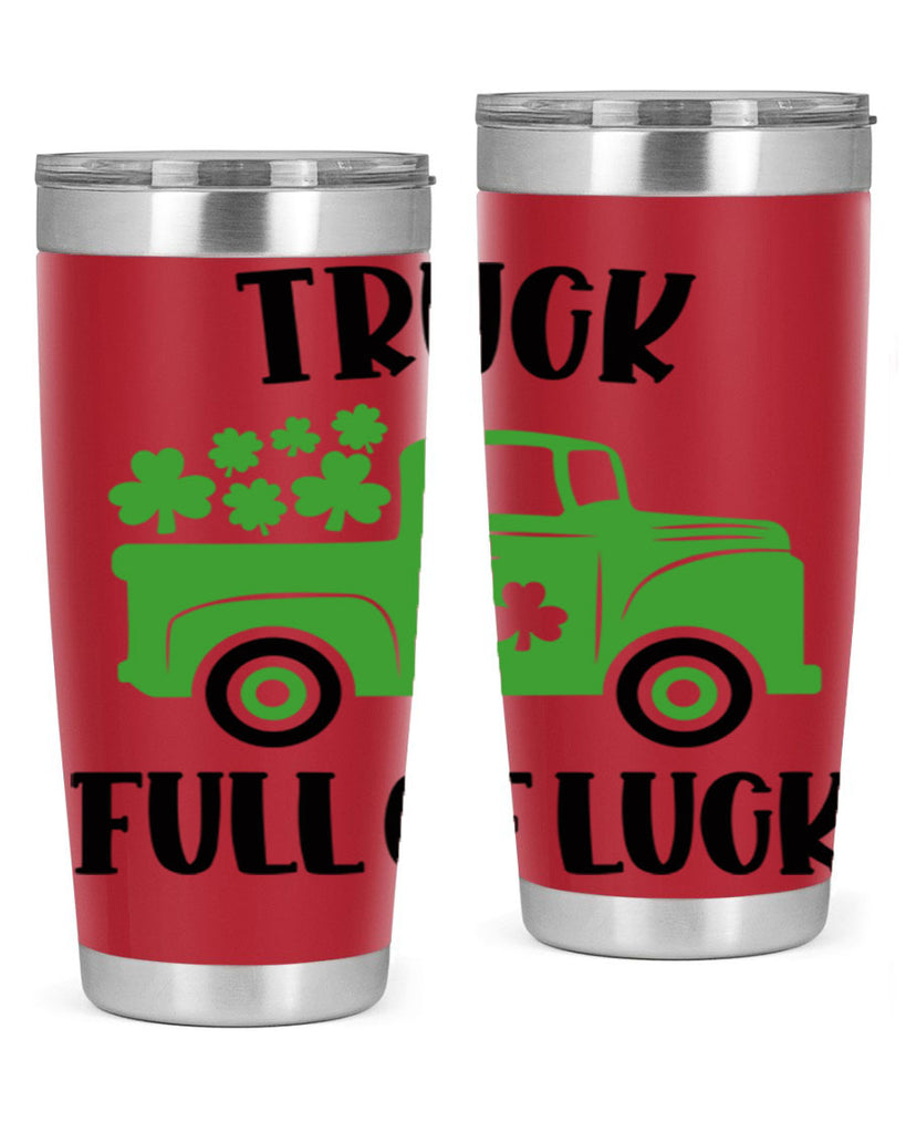 Truck Full Of Luck Style 19#- St Patricks Day- Tumbler