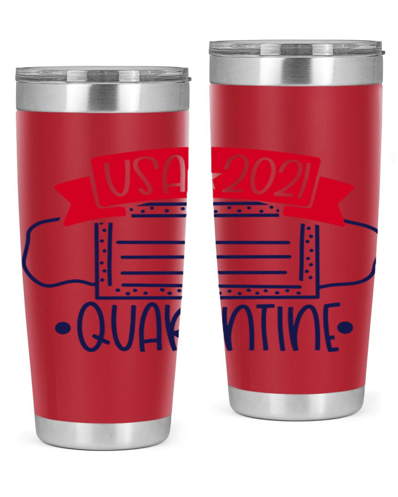USA Quarentine Style 183#- Fourt Of July- Tumbler