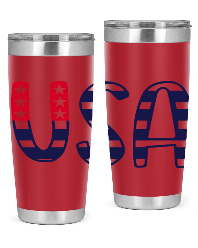 USA Style 184#- Fourt Of July- Tumbler
