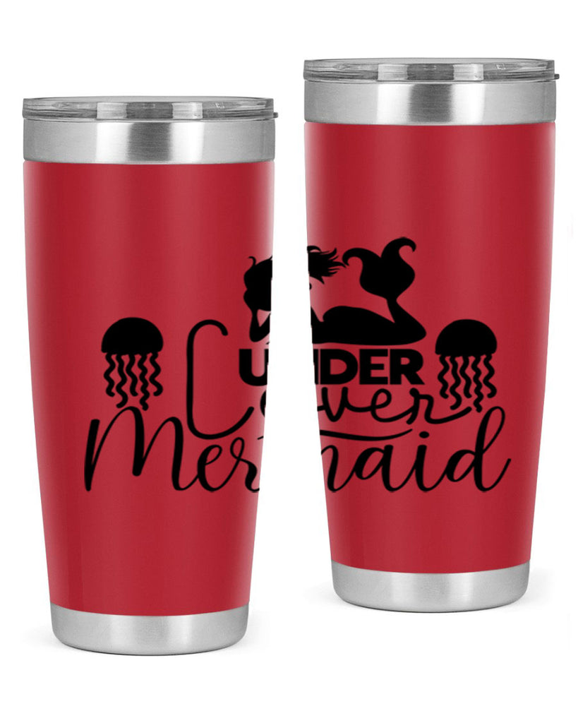 Under Cover Mermaid 642#- mermaid- Tumbler