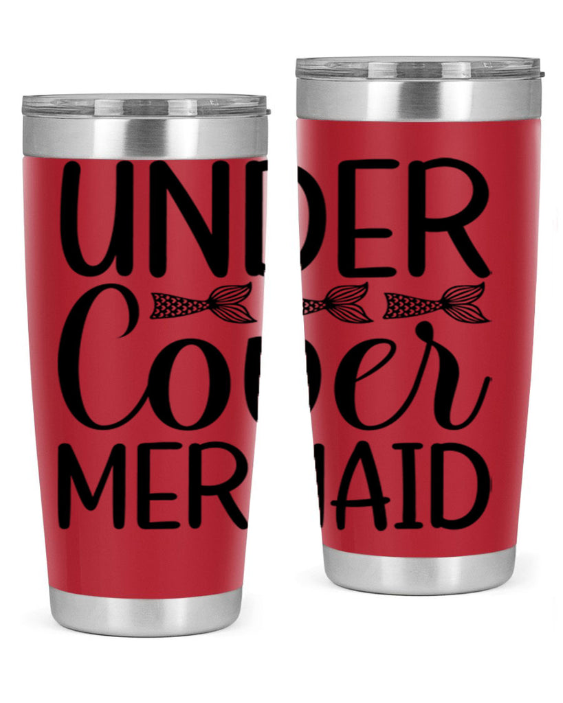 Under Cover Mermaid 647#- mermaid- Tumbler