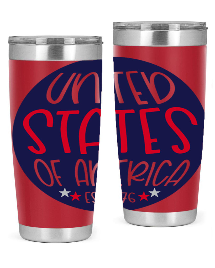United States Of America Est Style 176#- Fourt Of July- Tumbler