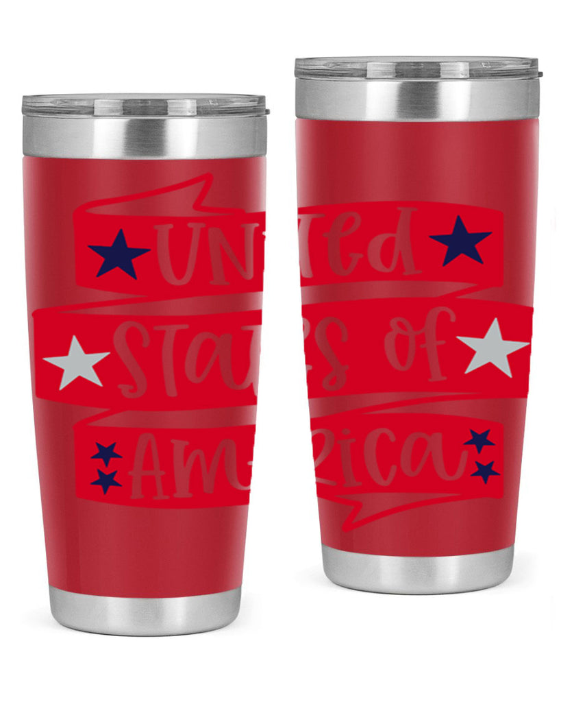 United States Of America Style 177#- Fourt Of July- Tumbler
