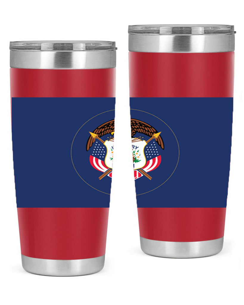 Utah 8#- Us Flags- Tumbler