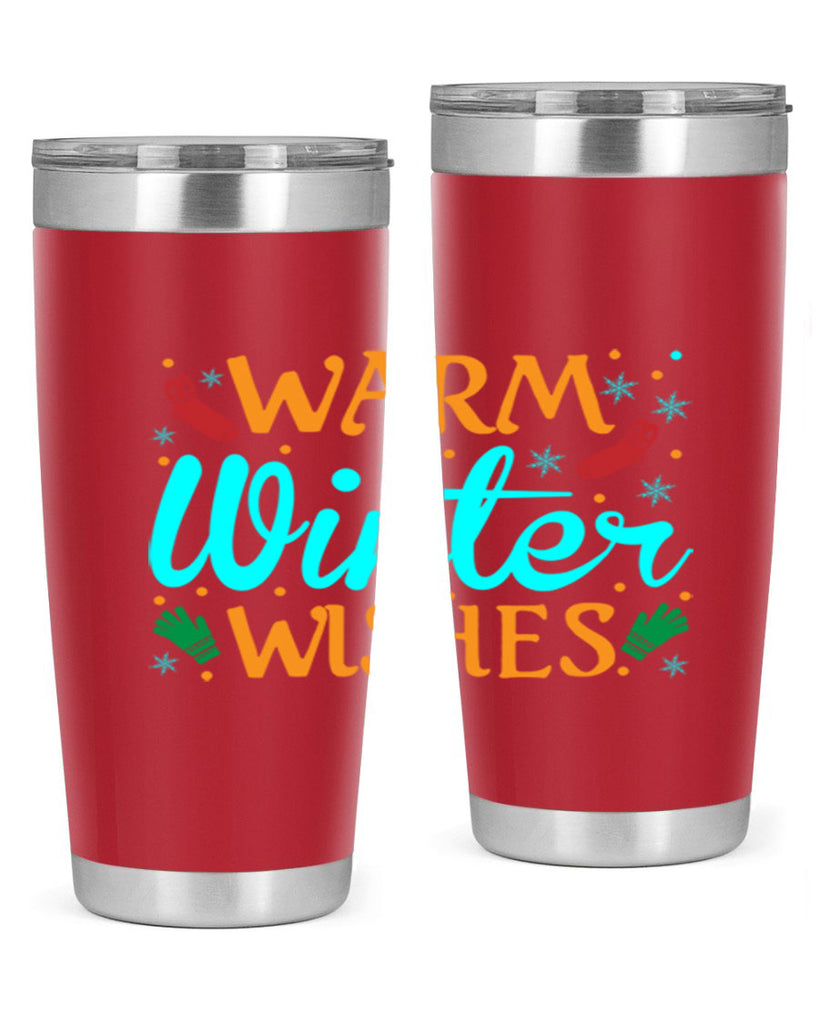 Warm Winter Wishes 465#- winter- Tumbler