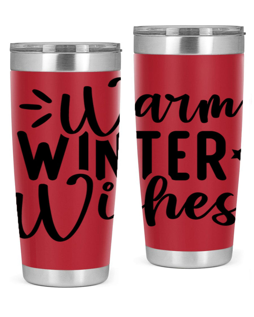 Warm Winter Wishes459#- winter- Tumbler