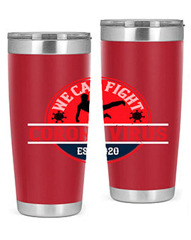 We Can Fight Corona Virus Est Style 11#- corona virus- Tumbler