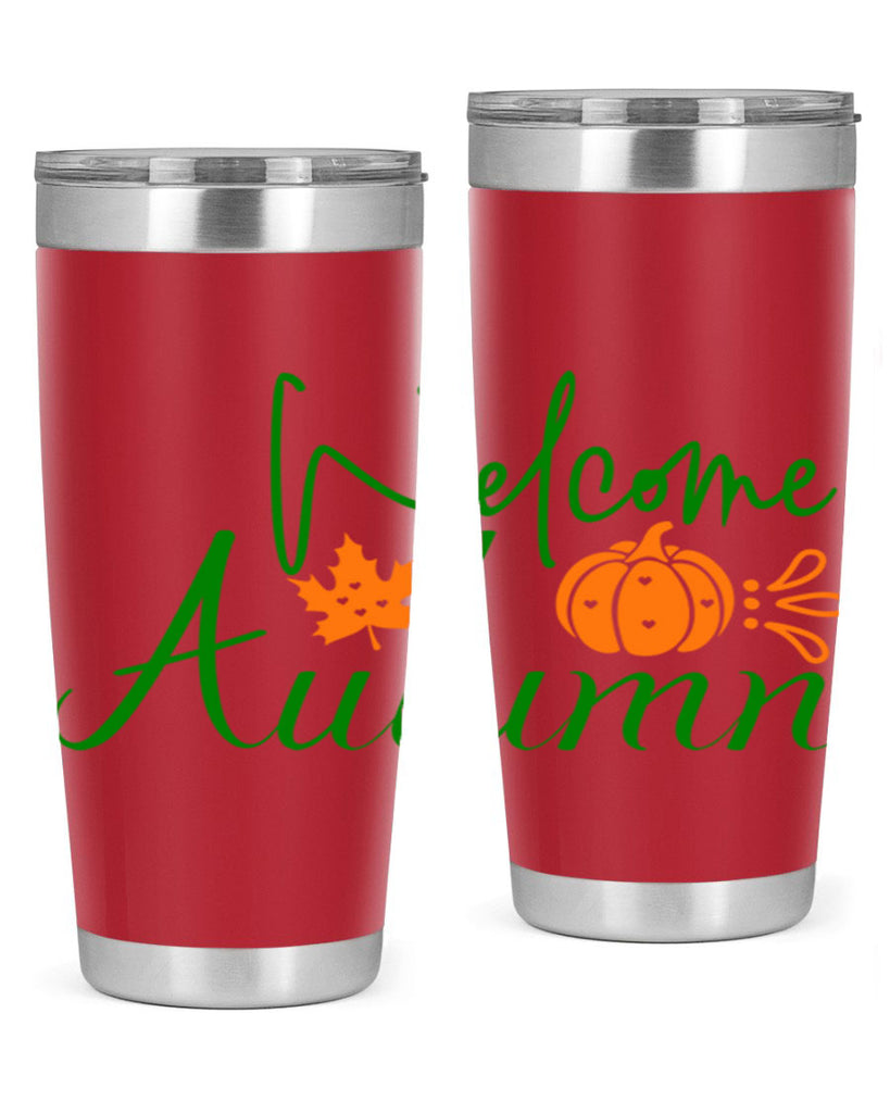 Welcome Autumn 627#- fall- Tumbler