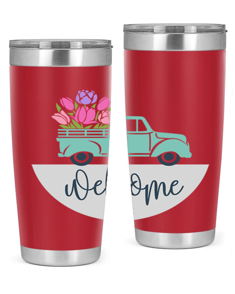 Welcome spring truck579#- spring- Tumbler