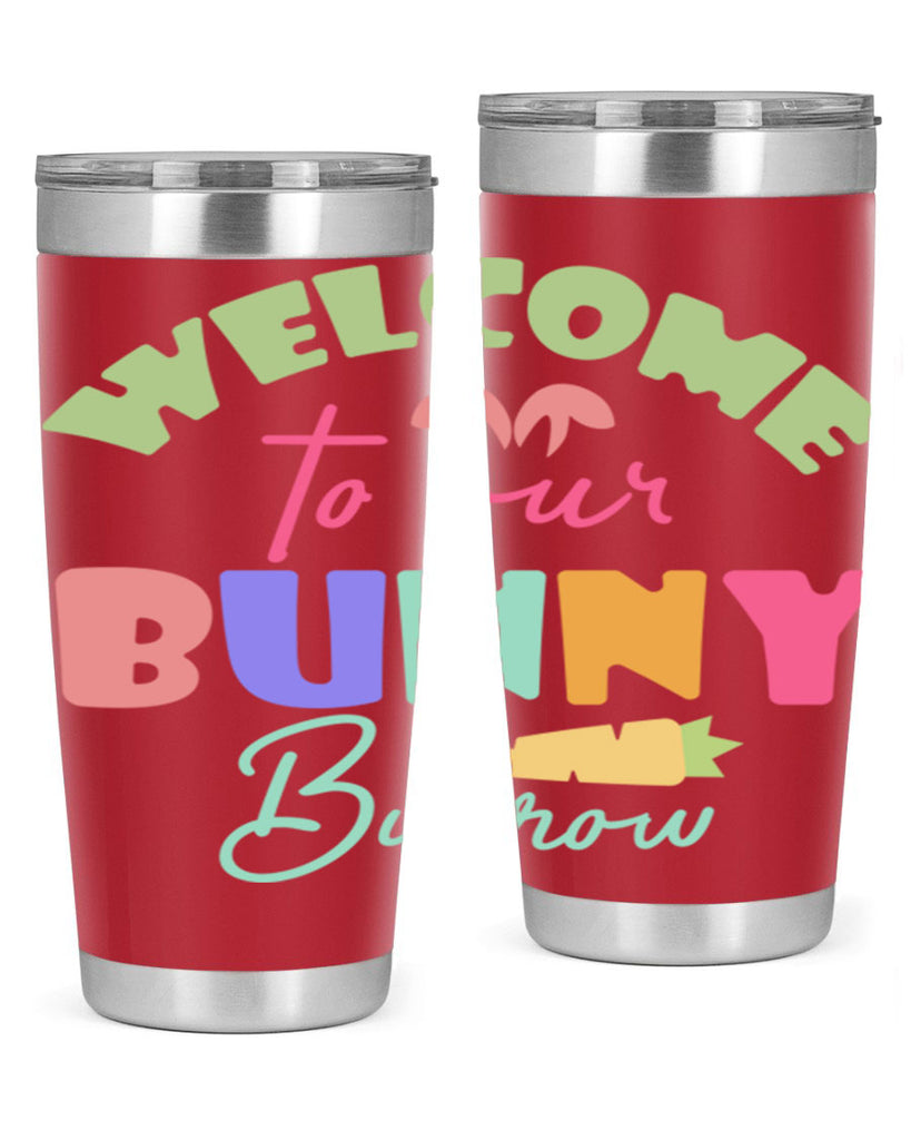Welcome to our bunny burrow588#- spring- Tumbler