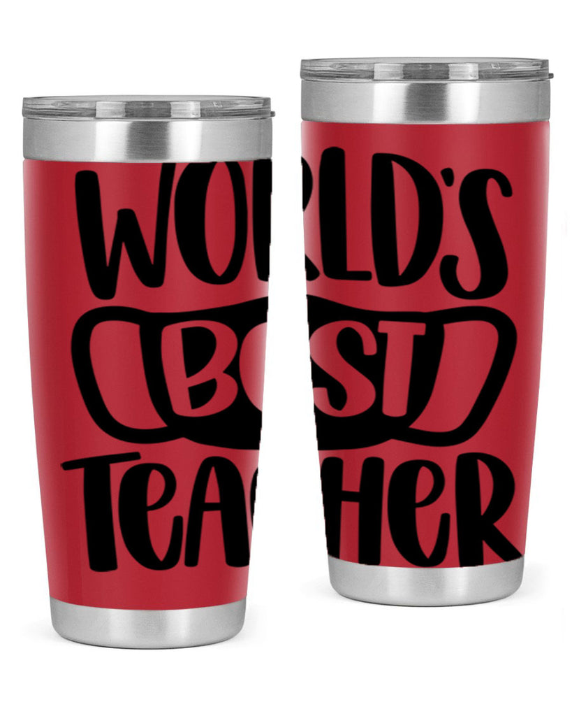 Worlds Best Teacher Style 27#- teacher- tumbler
