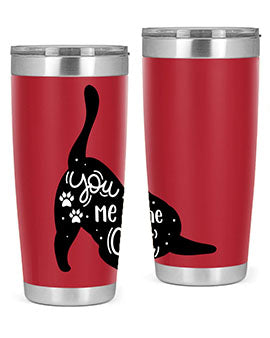 You Me The Cat Style 111#- cat- Tumbler