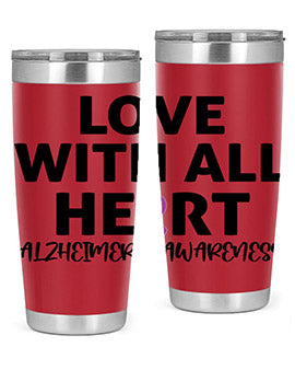 alzheimers awareness style 77#- alzheimers- Tumbler