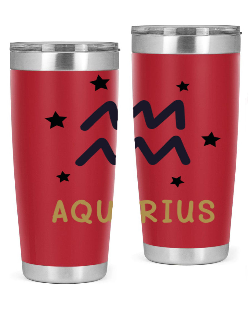 aquarius 83#- zodiac- Tumbler