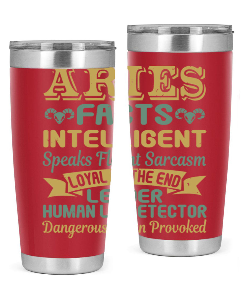 aries 123#- zodiac- Tumbler