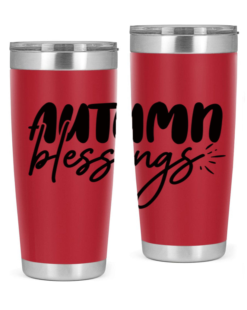 autumn blessings 65#- thanksgiving- Tumbler