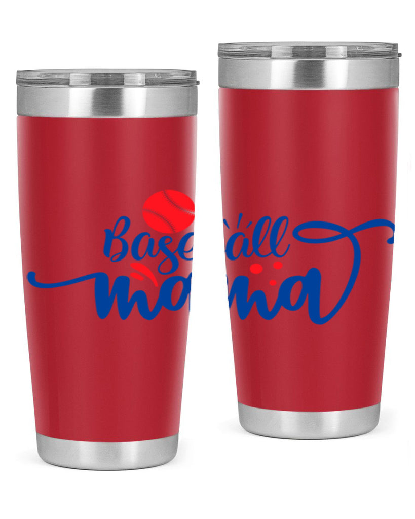 baseball mama 2208#- baseball- Tumbler