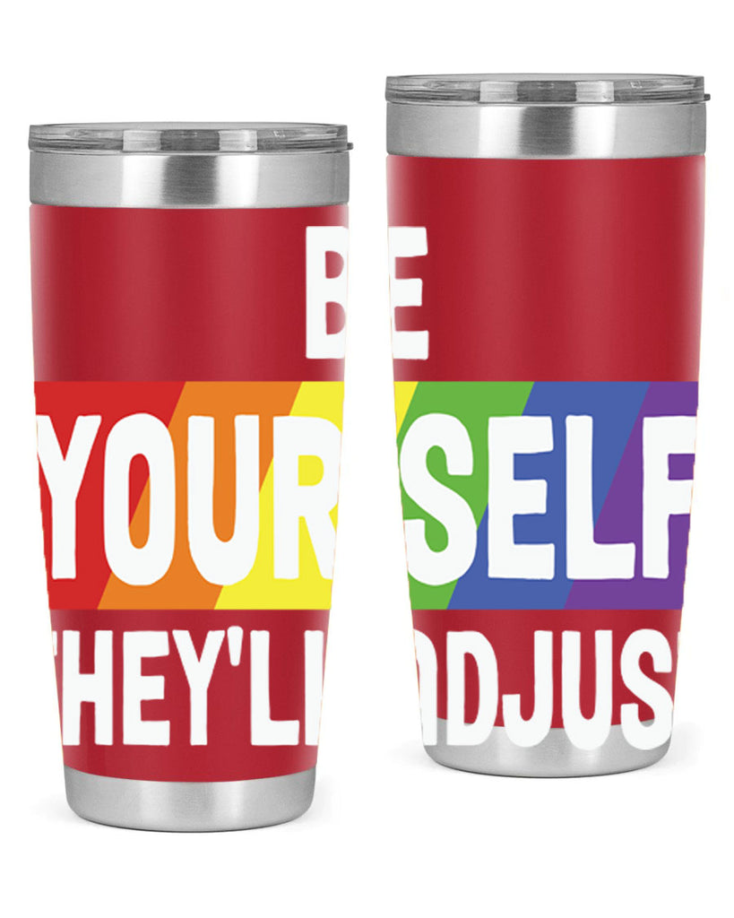 be yourself theyll adjust rainbow lgbt 160#- lgbt- Tumbler