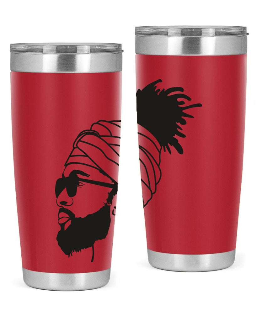 beardman 44#- black men - boys- tumbler