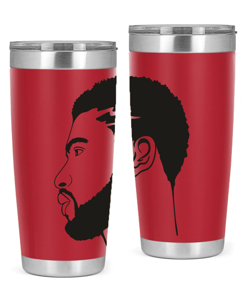 beardman 52#- black men - boys- tumbler