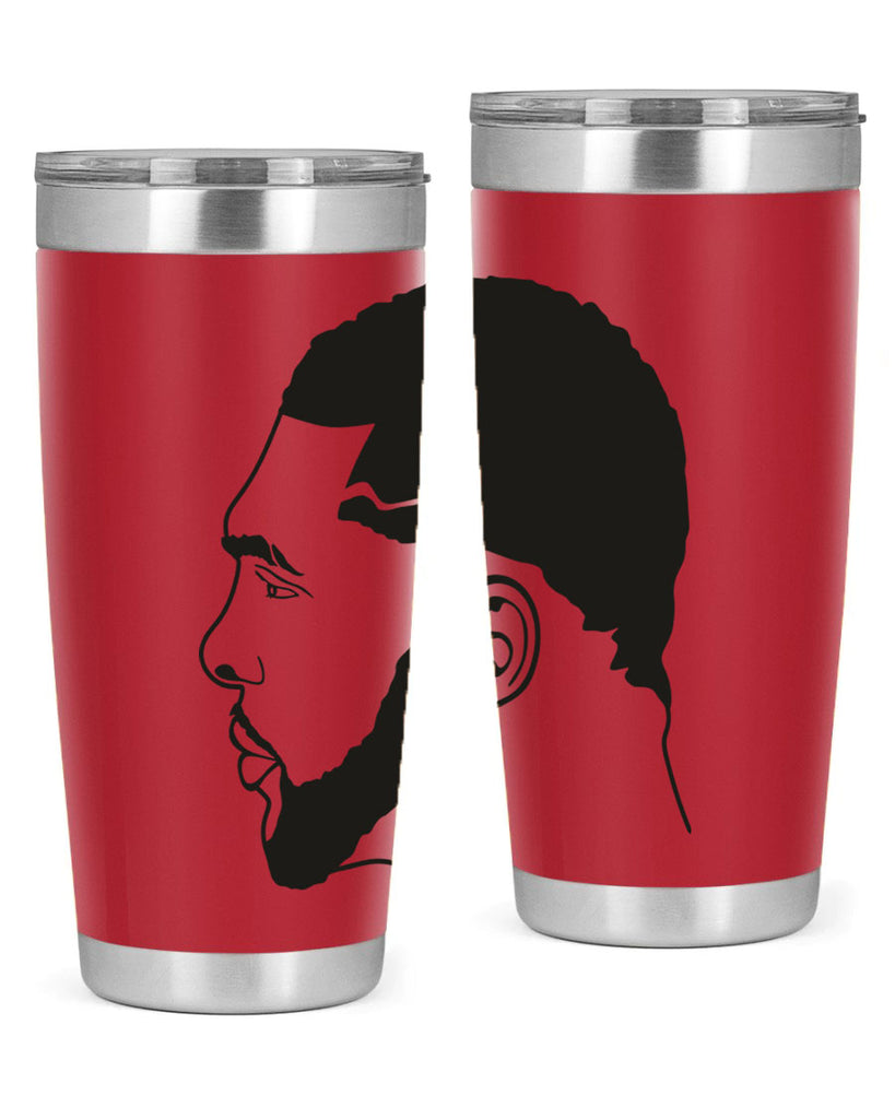 beardman 55#- black men - boys- tumbler